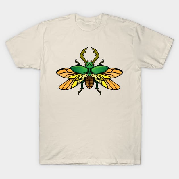 Stag Beetle T-Shirt by itsmidnight